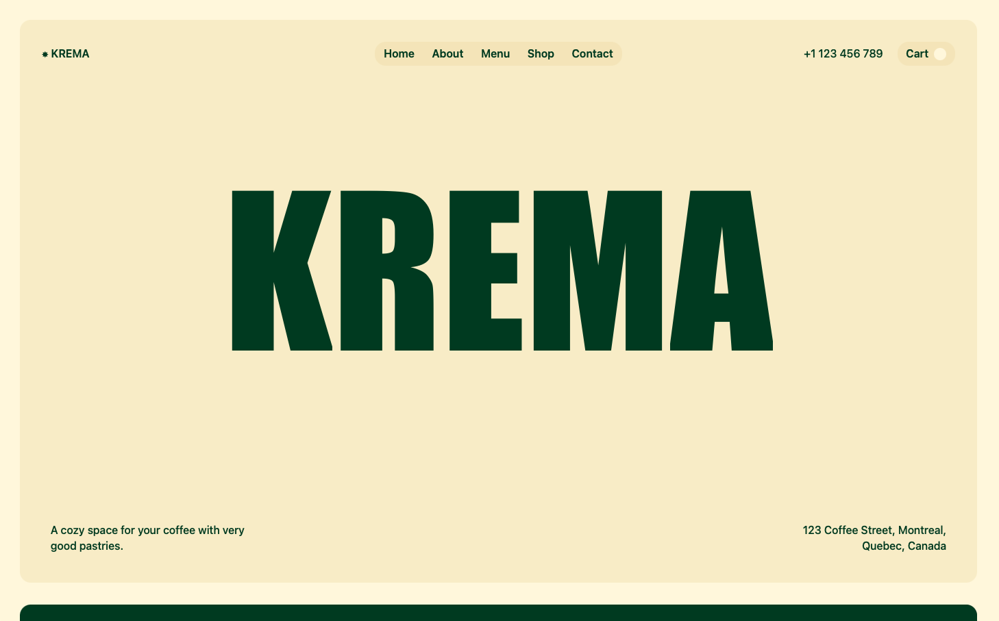 Krema Coffee Shop